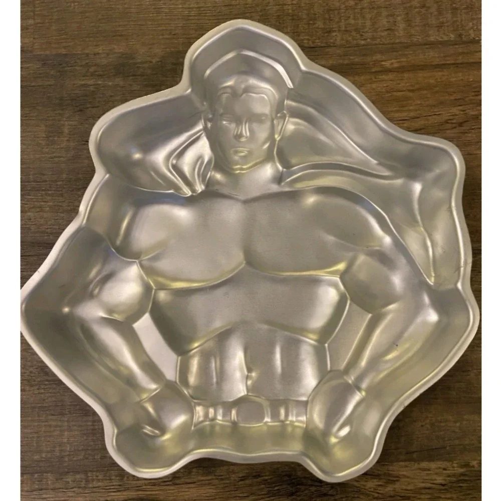 Wilton Cake Pans Lot Of 5 Characters Big Bird Superman Barney Tigger Bob Builder